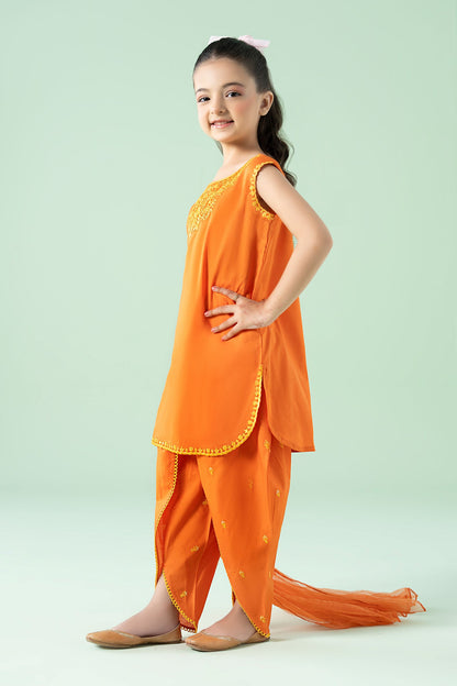 3 Piece Embroidered Lawn Suit - Kids Clothes - available at Maria Faisal in UK and USA