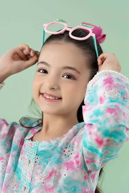 3 Piece Embroidered Lawn Suit - Kids Clothes - available at Maria Faisal in UK and USA