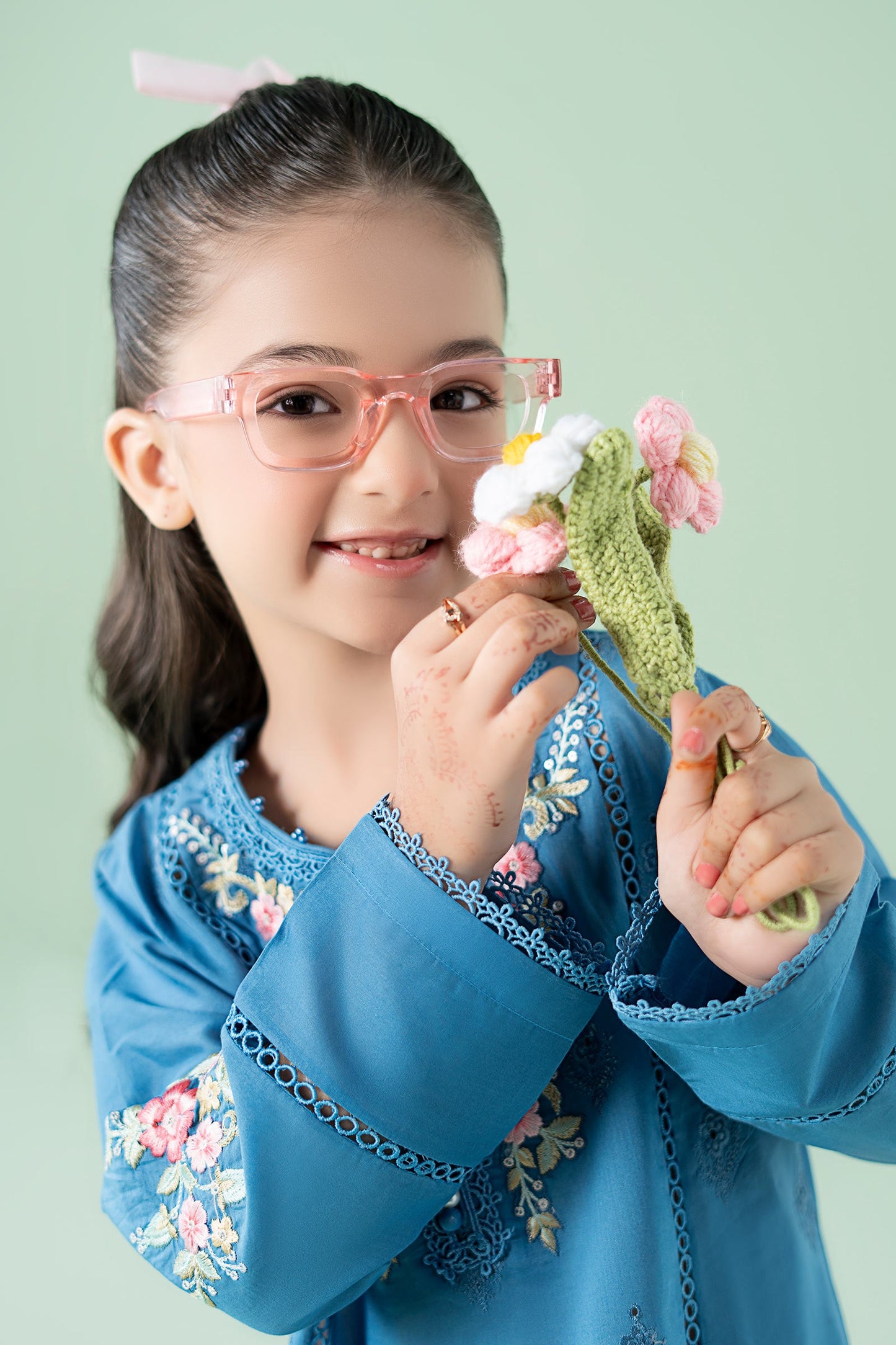 3 Piece Embroidered Lawn Suit - Kids Clothes - available at Maria Faisal in UK and USA