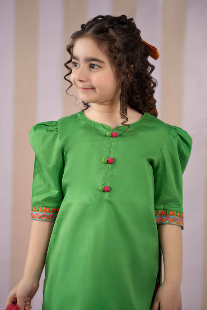 3 Piece Dyed Dobby Lawn Suit - Kids Clothes - available at Maria Faisal in UK and USA