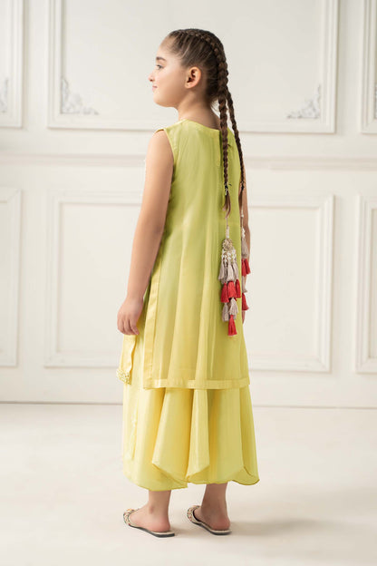 2 Piece Embroidered Polyester Net Suit - Kids Clothes - available at Maria Faisal in UK and USA