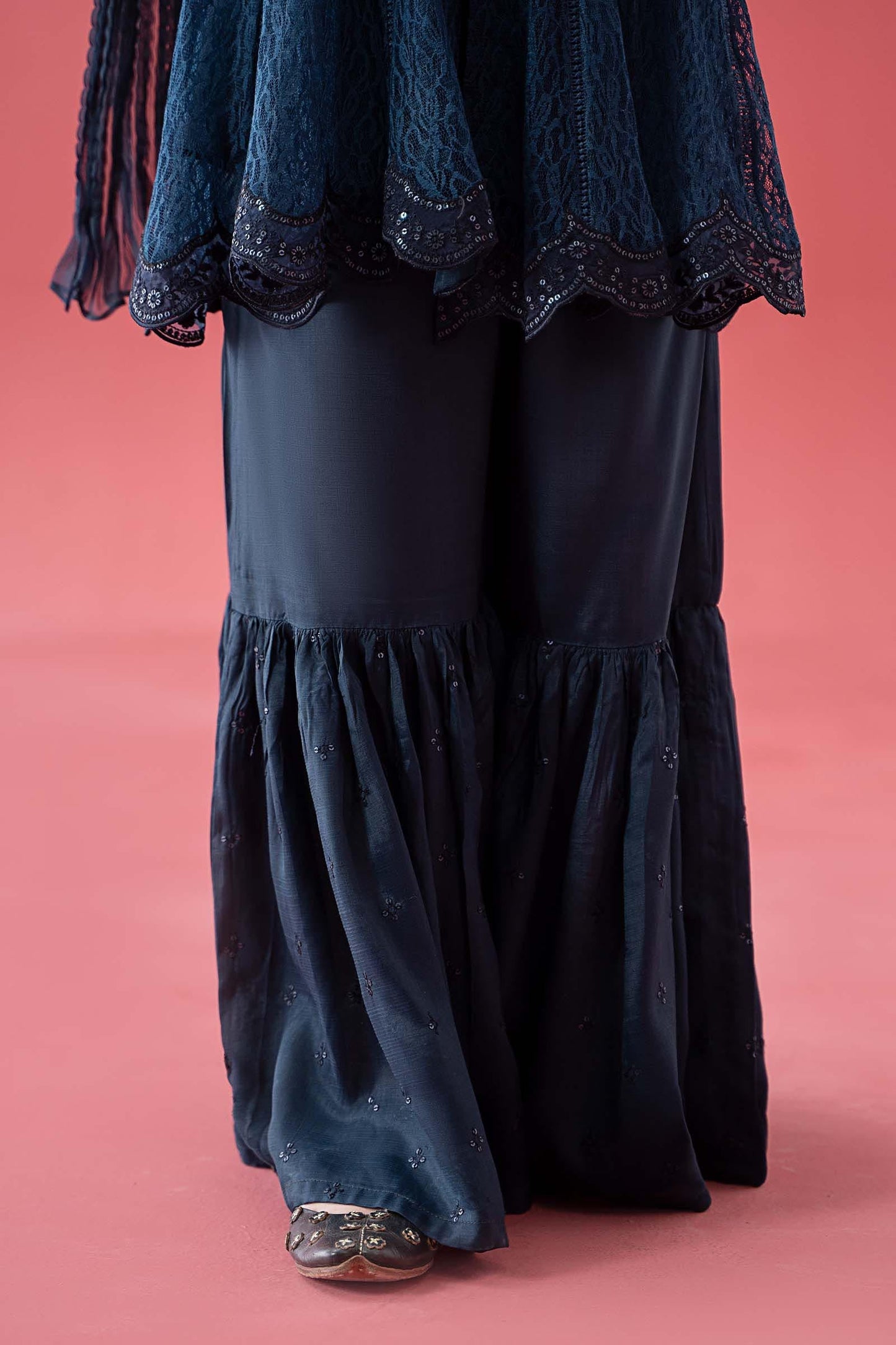 3 Piece Embroidered Chantelle Suit - Kids Clothes - available at Maria Faisal in UK and USA