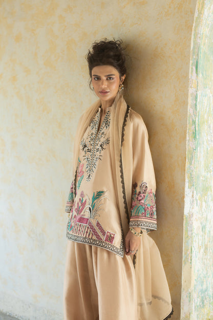 Zainab Chottani | Summer Edition 26 | Mocha Dusk - Formal Dress - available at Maria Faisal in UK and USA.