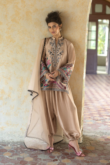 Zainab Chottani | Summer Edition 26 | Mocha Dusk - Formal Dress - available at Maria Faisal in UK and USA.