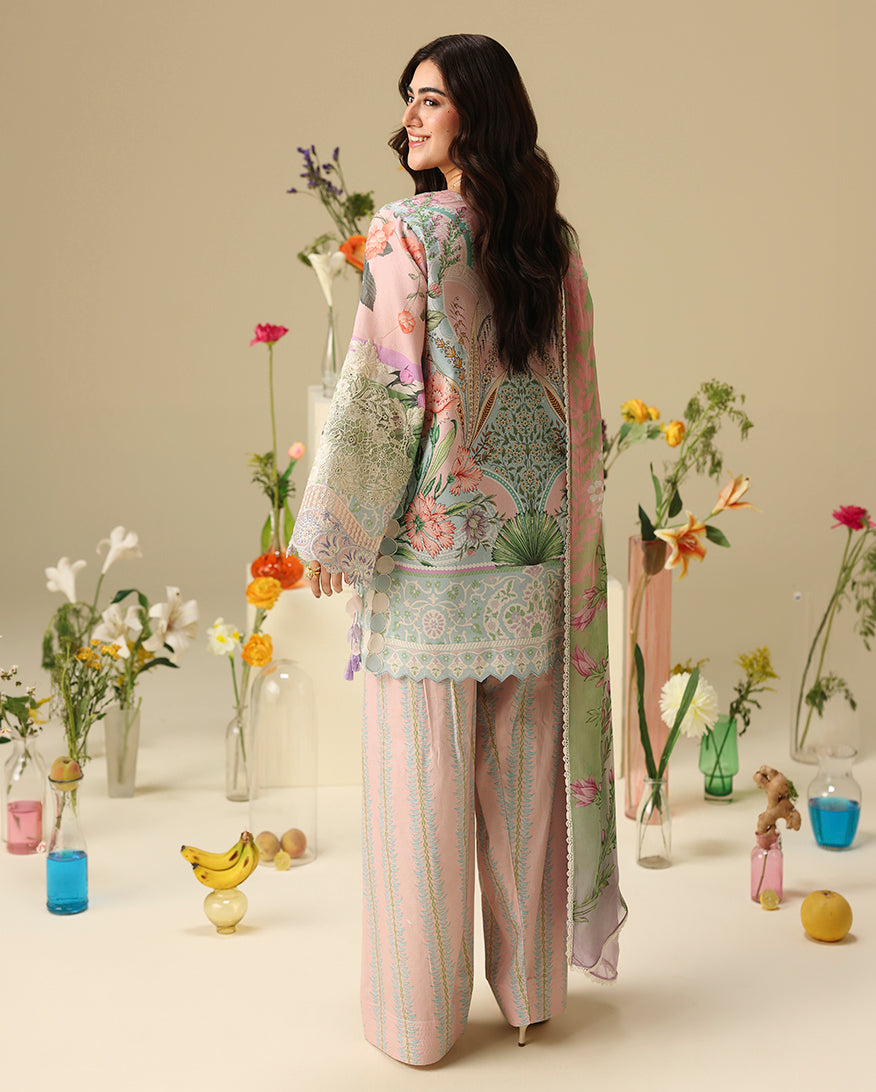 Mushq | Soleil Prints | Moonlit Dolce - Luxury Dress - available at Maria Faisal in UK and USA.