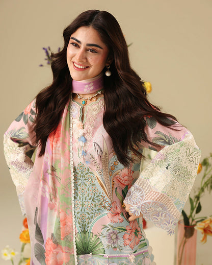 Mushq | Soleil Prints | Moonlit Dolce - Luxury Dress - available at Maria Faisal in UK and USA.