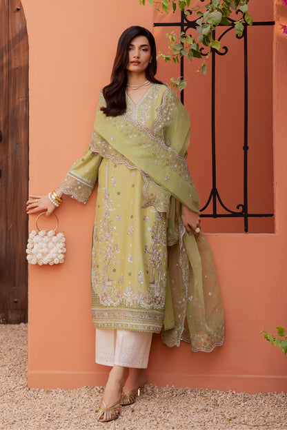 Batik | Festive Eid 26 | Mor Bagh - Luxury Dress - available at Maria Faisal in UK and USA.