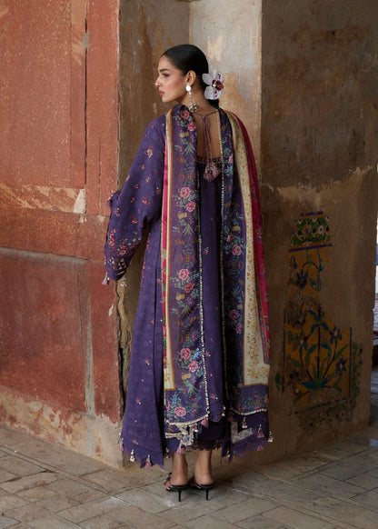 Hussain Rehar | Zan SS26 | Mor - Luxury Dress - available at Maria Faisal in UK and USA.