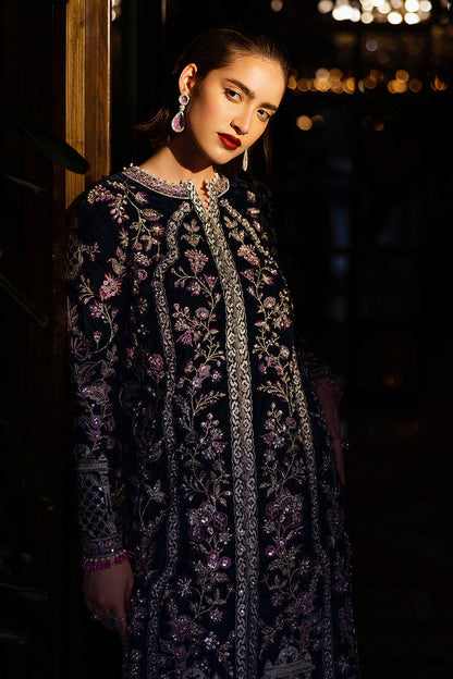 Mushq | Deja Vu Velvet | Infinite Loop - Designer Dress with Intricate embroidery and embellishments. Shop elegent wedding dress at Maria Faisal.