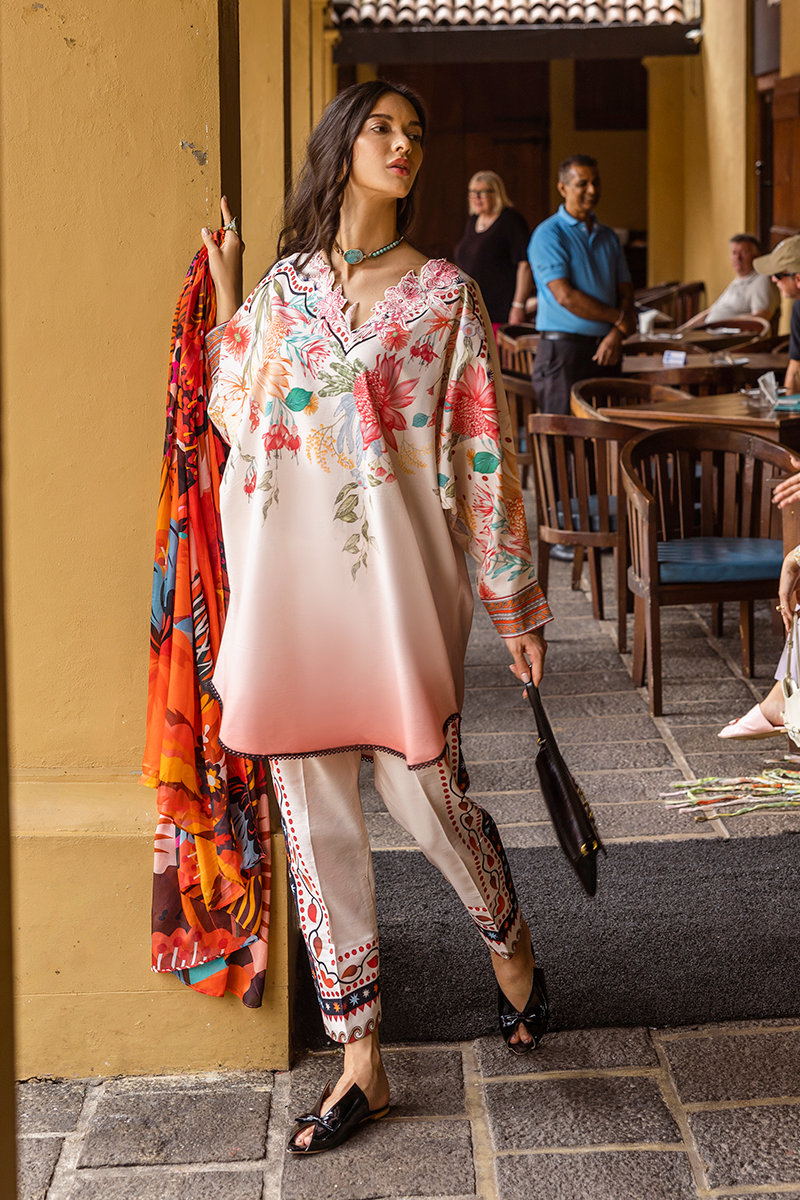 Mushq | La Dolce Hemline Prints 25 | Clio by Maria Faisal - Registered Vendor of : Mushq - type : Ladies Clothes - 100% original wedding dresses