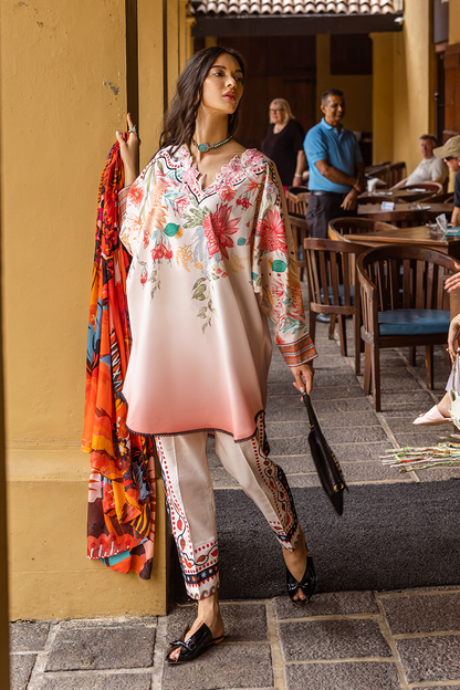 Mushq | La Dolce Hemline Prints 25 | Clio by Maria Faisal - Registered Vendor of : Mushq - type : Ladies Clothes - 100% original wedding dresses