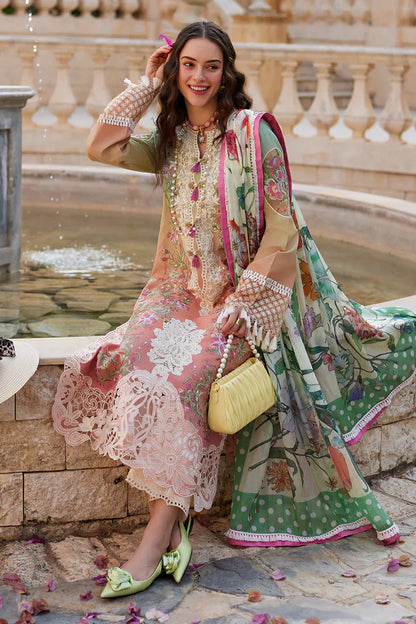 Mushq | Te Amo Luxury Lawn 24 | VENICE VERVE - Wedding Dress - Maria Faisal