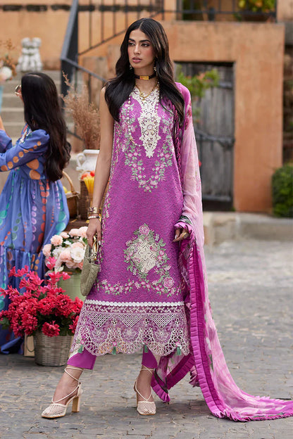 Mushq | Te Amo Luxury Lawn 24 | ROMA RAPTURE - Wedding Dress - Maria Faisal