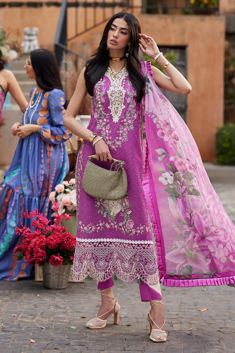 Mushq | Te Amo Luxury Lawn 24 | ROMA RAPTURE - Wedding Dress - Maria Faisal