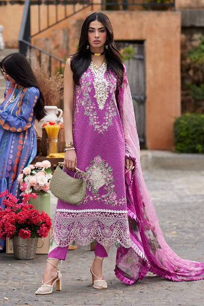 Mushq | Te Amo Luxury Lawn 24 | ROMA RAPTURE - Wedding Dress - Maria Faisal