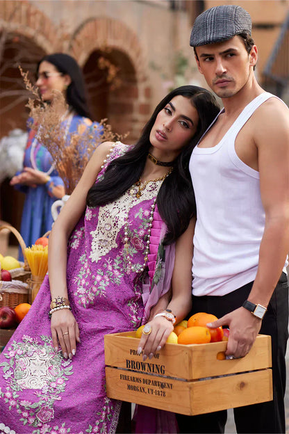 Mushq | Te Amo Luxury Lawn 24 | ROMA RAPTURE - Wedding Dress - Maria Faisal