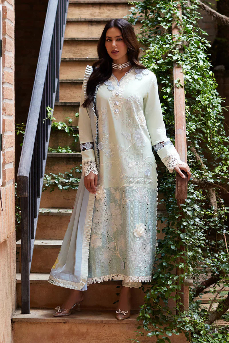 Mushq | Te Amo Luxury Lawn 24 | CAPRI CHARM - Wedding Dress - Maria Faisal