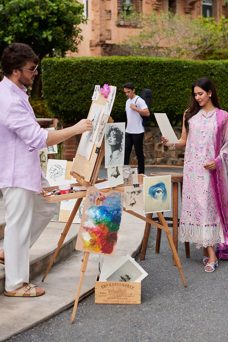 Mushq | Te Amo Luxury Lawn 24 | FLORENCE FINESSE - Wedding Dress - Maria Faisal