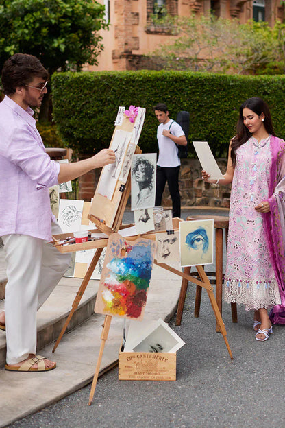 Mushq | Te Amo Luxury Lawn 24 | FLORENCE FINESSE - Wedding Dress - Maria Faisal