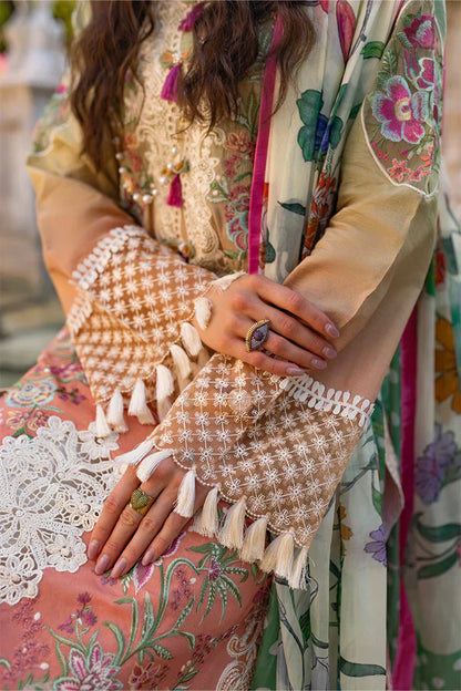 Mushq | Te Amo Luxury Lawn 24 | VENICE VERVE - Wedding Dress - Maria Faisal