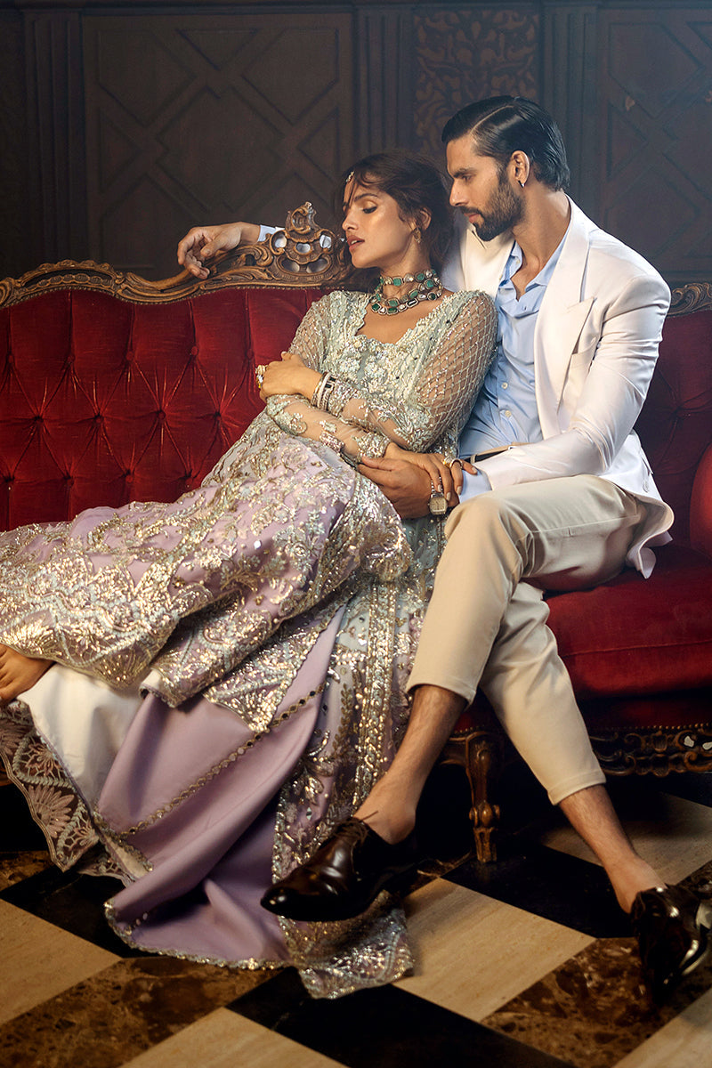Mushq | Stardust Wedding Collection 24 |  Silver Screen - Ladies Clothes - Maria Faisal