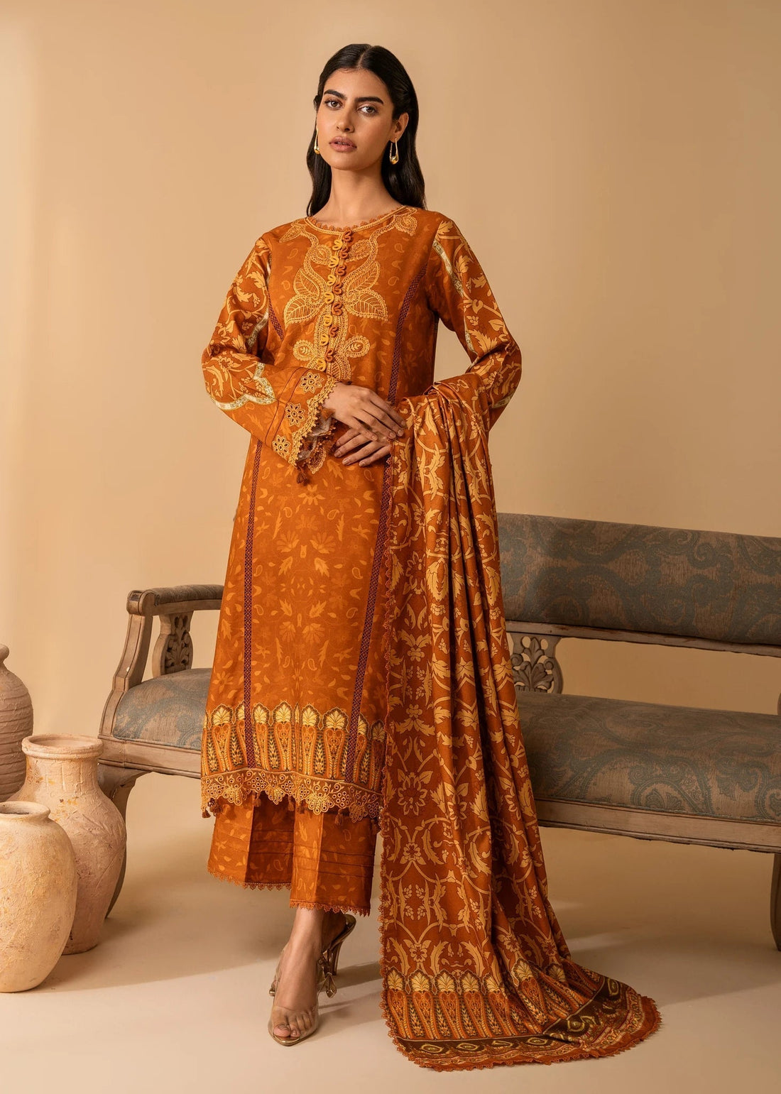 Nureh | Shades of Winter | LEILANI (AZ-04) - Ladies Clothes - Maria Faisal