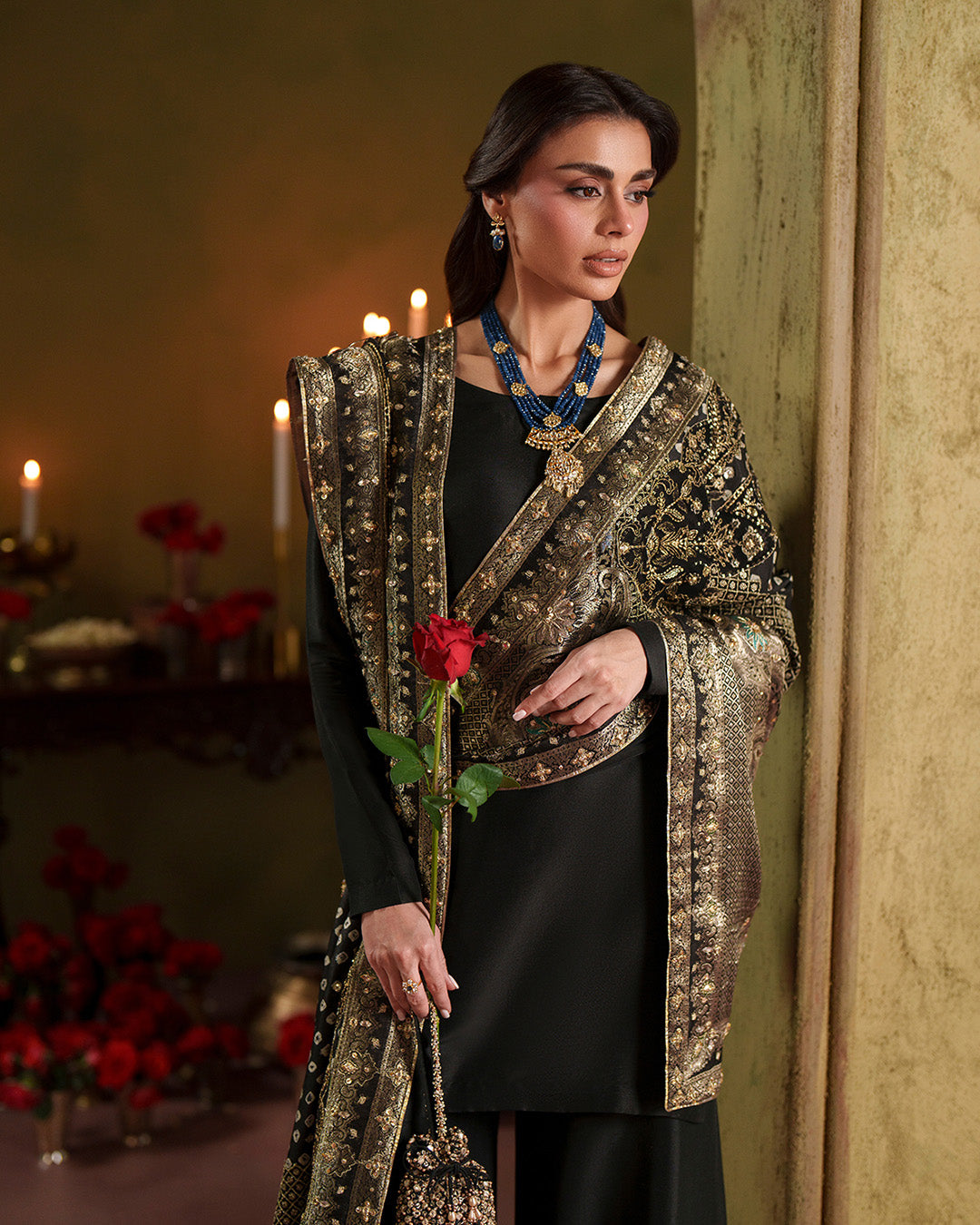 Faiza Saqlain | Lamia Wedding Formals | Myrna - Wedding Dress - available at Maria Faisal in UK and USA.