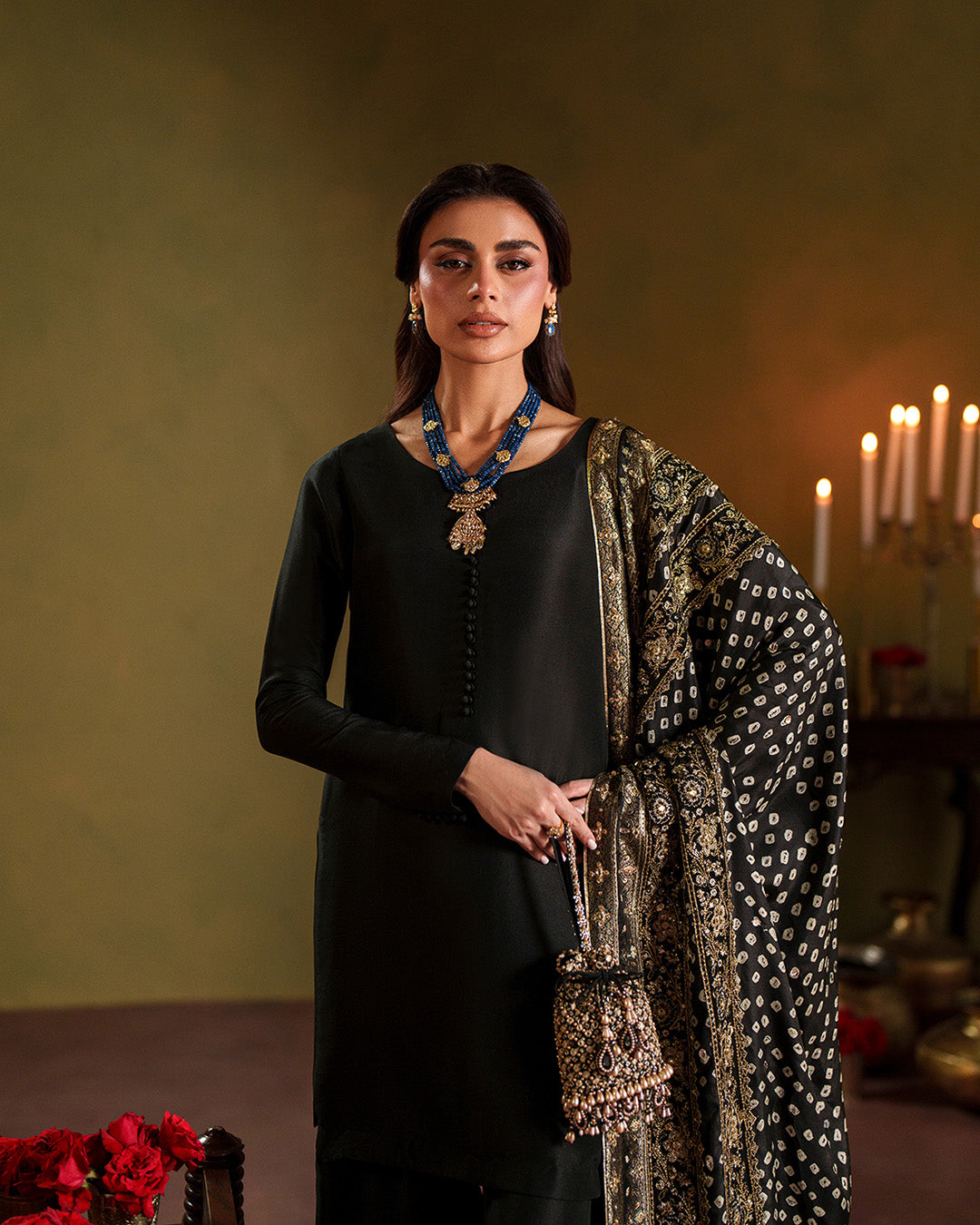 Faiza Saqlain | Lamia Wedding Formals | Myrna - Wedding Dress - available at Maria Faisal in UK and USA.