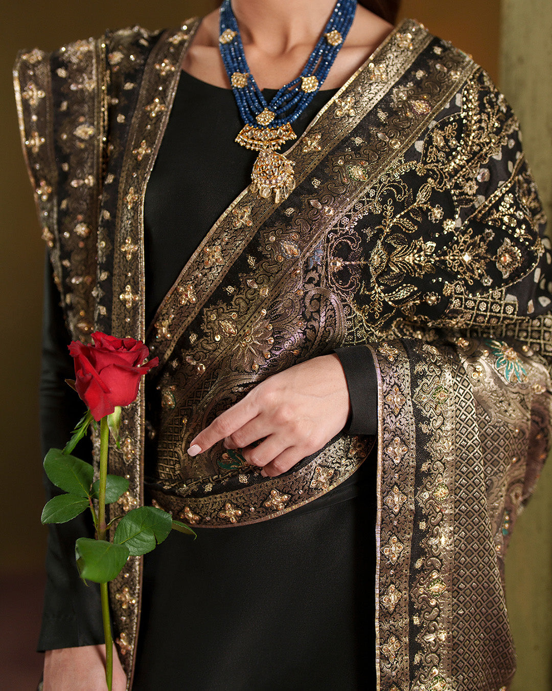 Faiza Saqlain | Lamia Wedding Formals | Myrna - Wedding Dress - available at Maria Faisal in UK and USA.