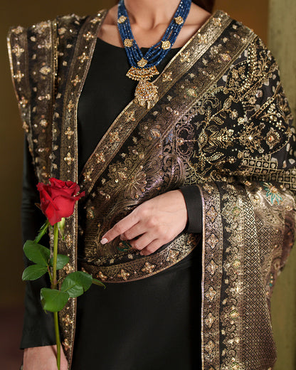 Faiza Saqlain | Lamia Wedding Formals | Myrna - Wedding Dress - available at Maria Faisal in UK and USA.