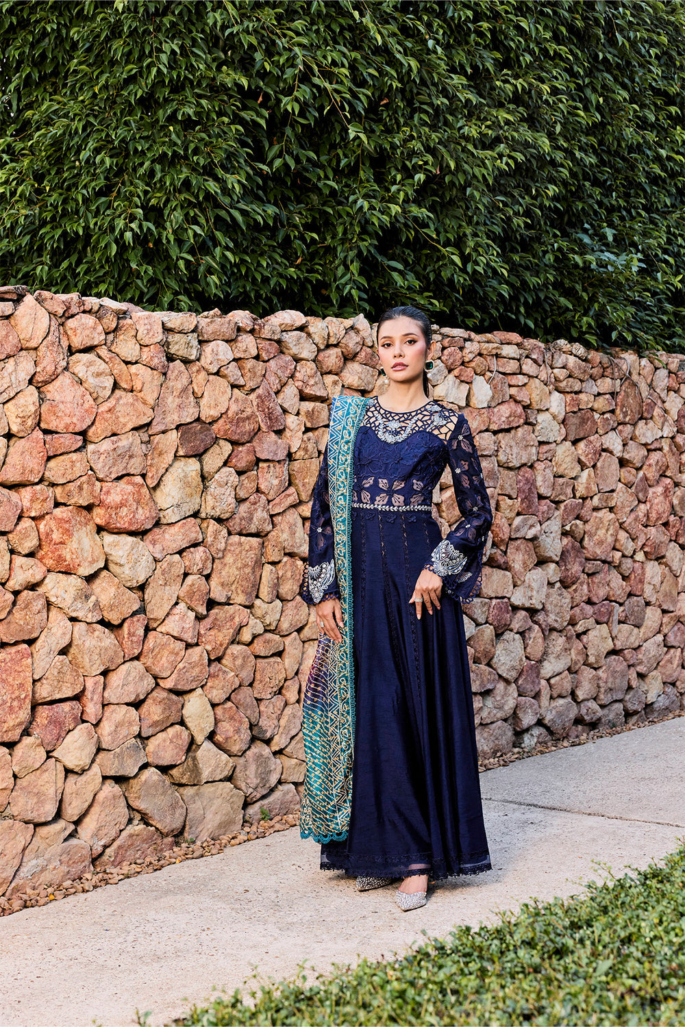 Mysie | Festive 26 | MAQUI - Luxury Dress - available at Maria Faisal in UK and USA.