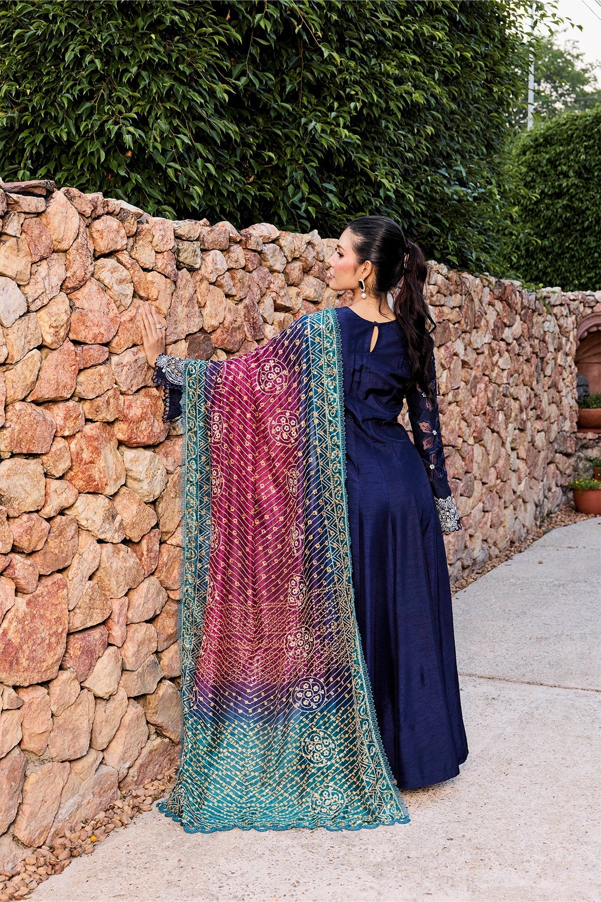 Mysie | Festive 26 | MAQUI - Luxury Dress - available at Maria Faisal in UK and USA.