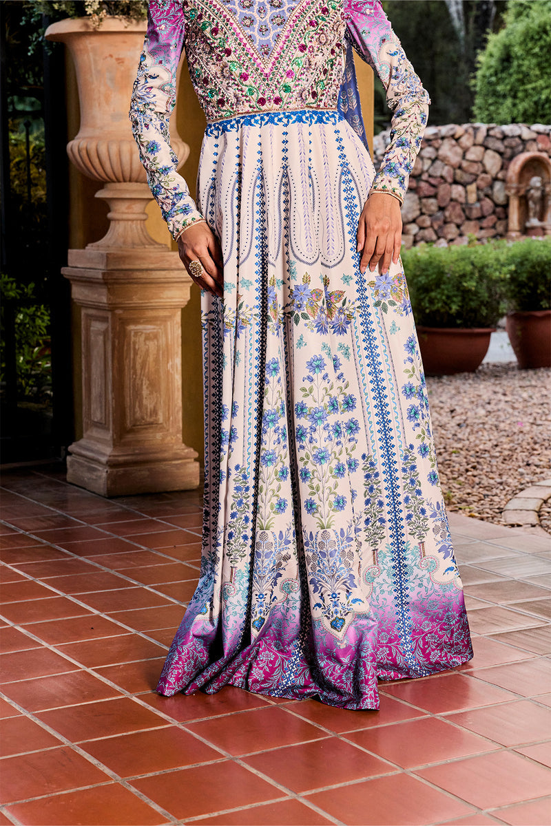 Mysie | Festive 26 | FARYAL - Luxury Dress - available at Maria Faisal in UK and USA.