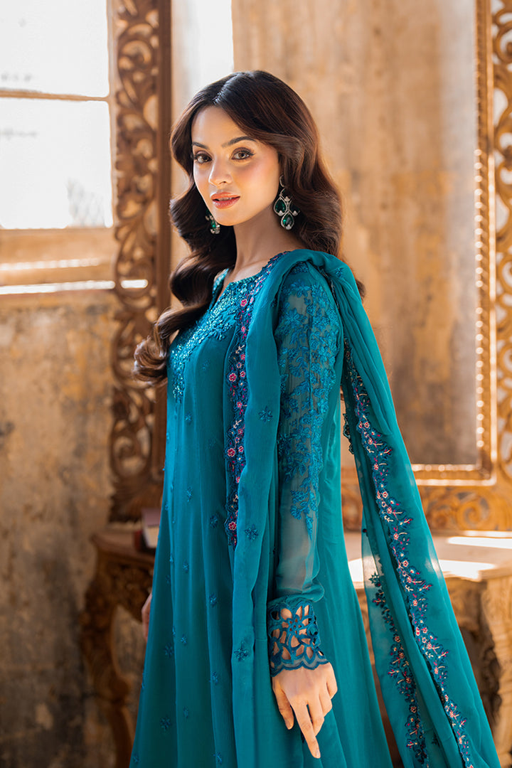 Azure | Ensembles Embroidered Formals | Mystic Teal - Ladies Clothes 