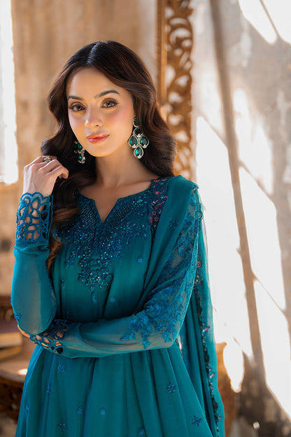 Azure | Ensembles | Mystic Teal - Ladies Clothes - Maria Faisal