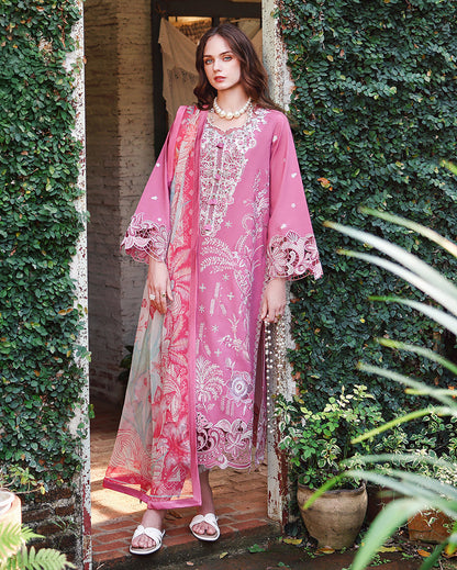 Mushq | The Secret Garden Lawn | Mystic Camellia - Luxury Dress - available at Maria Faisal in UK and USA.