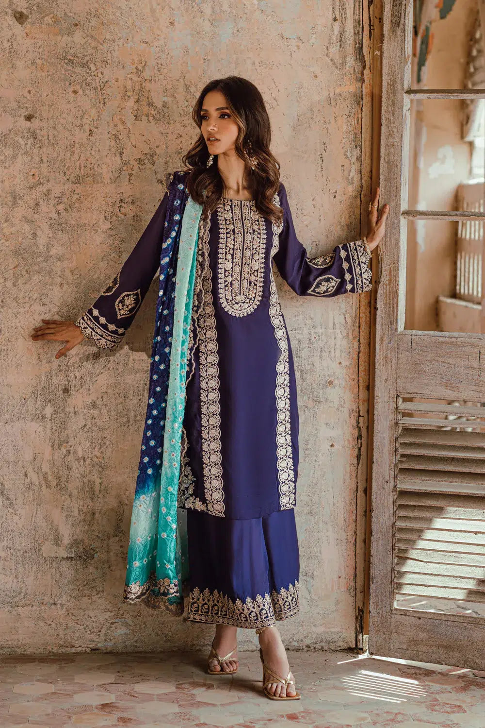 Azure | Embroidered Formals | Mystique Nova - Formal 