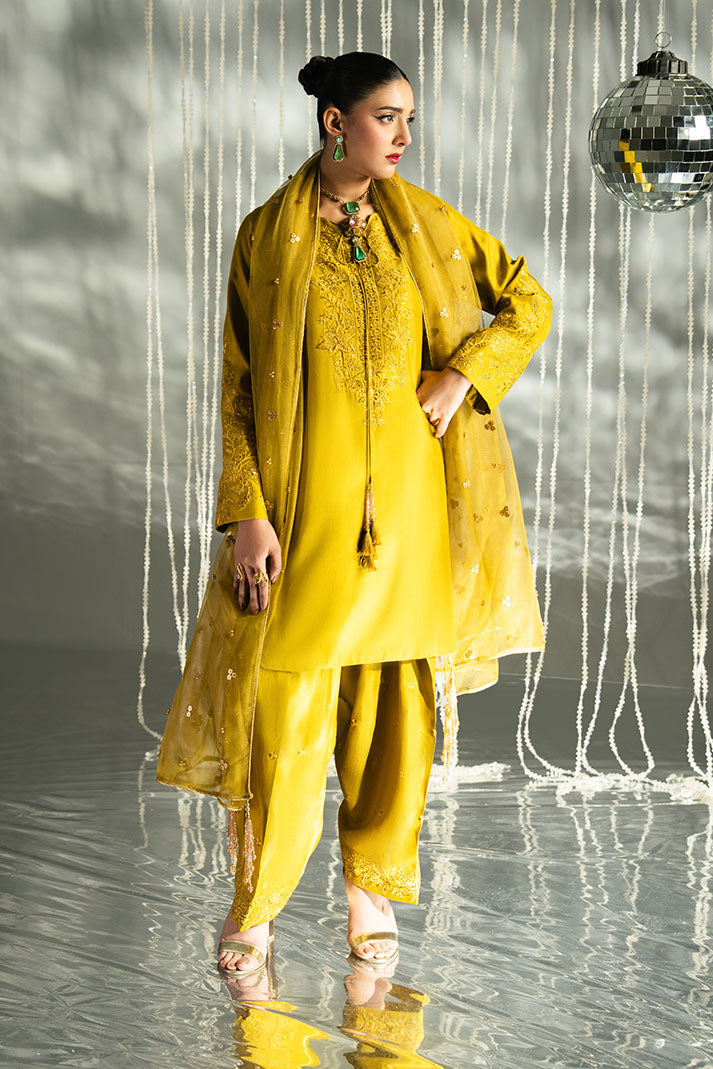 Imrozia Premium | Rosaile Luxury Pret | IP-185 Naira - Luxury Dress - available at Maria Faisal in UK and USA.