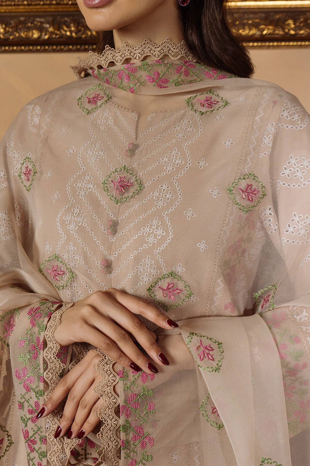 Sahar | Festive Edit Ready to Wear | Bronzed Beige - RTW by Maria Faisal - Registered Vendor of : Sahar - type : Ladies Clothes - 100% original wedding dresses
