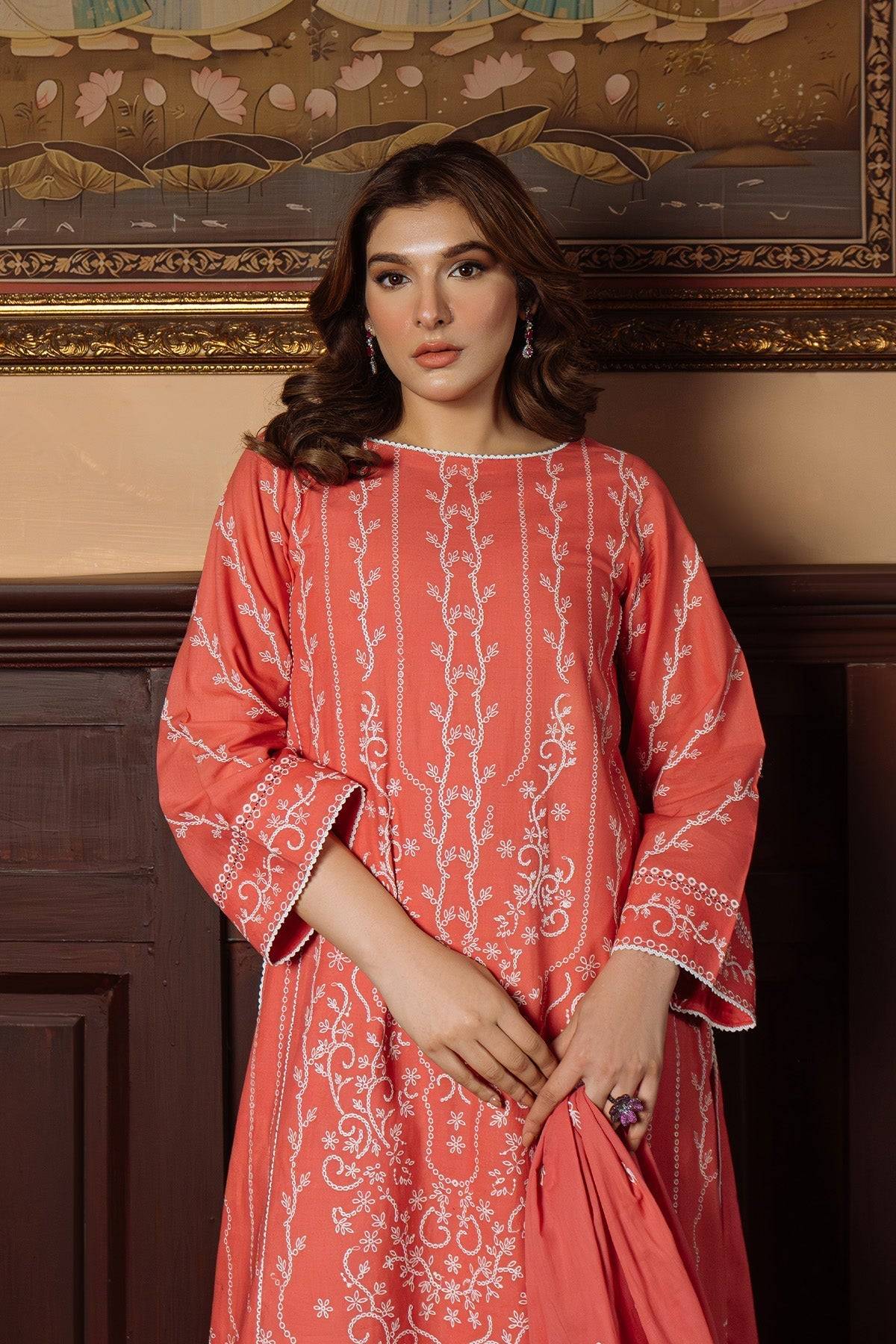 Sahar | Festive Edit Ready to Wear | Gilded Coral - RTW by Maria Faisal - Registered Vendor of : Sahar - type : Ladies Clothes - 100% original wedding dresses