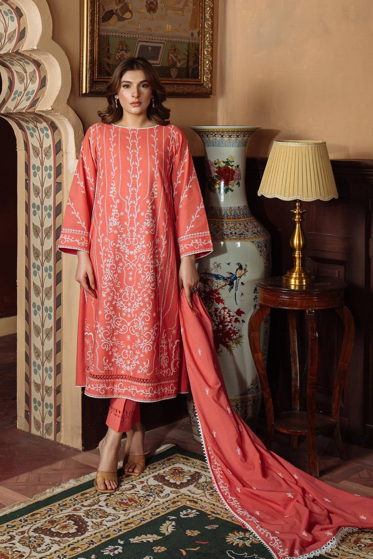 Sahar | Festive Edit Ready to Wear | Gilded Coral - RTW by Maria Faisal - Registered Vendor of : Sahar - type : Ladies Clothes - 100% original wedding dresses