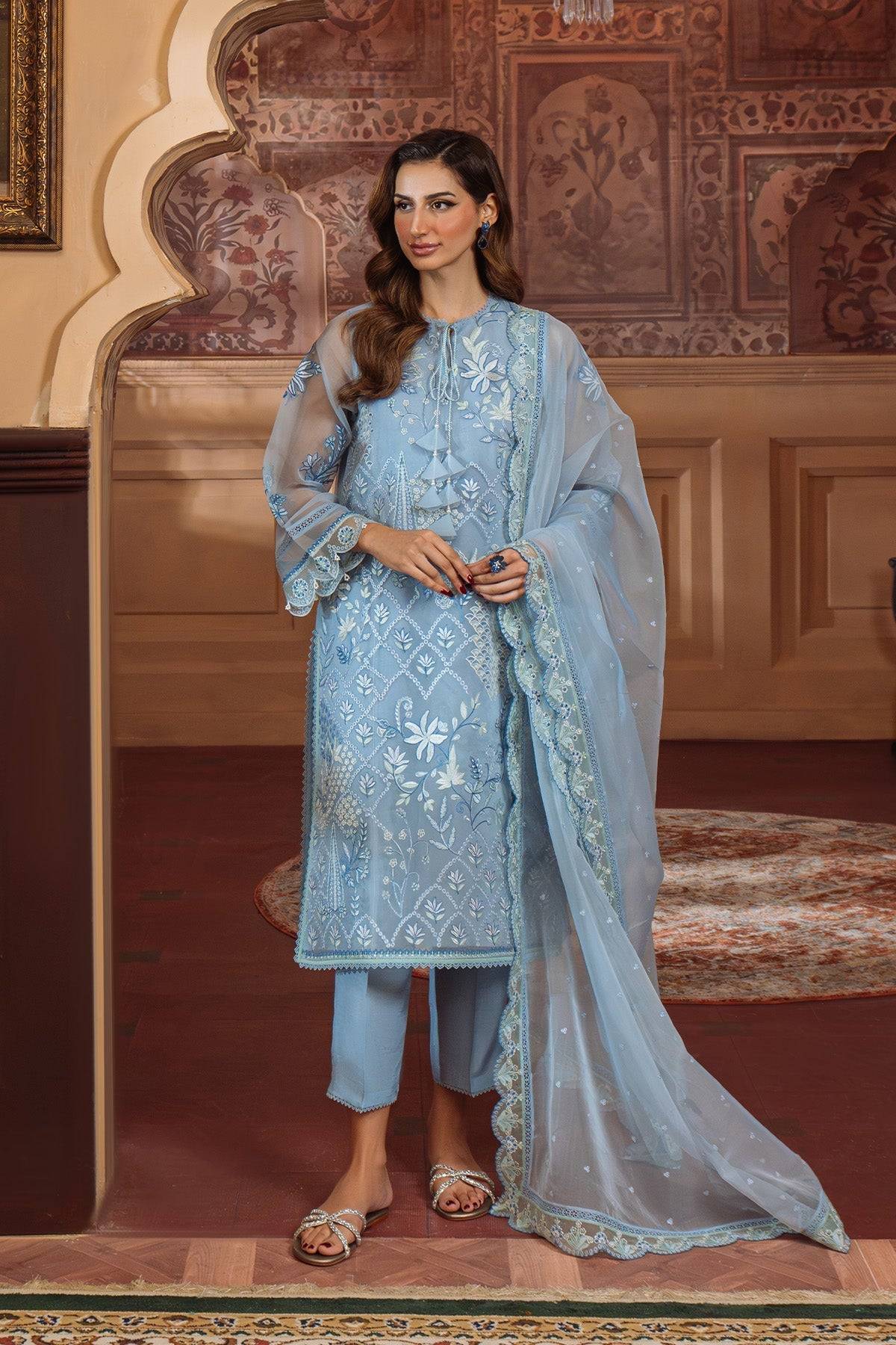 Sahar | Festive Edit Ready to Wear | Glacier Veil - RTW by Maria Faisal - Registered Vendor of : Sahar - type : Ladies Clothes - 100% original wedding dresses