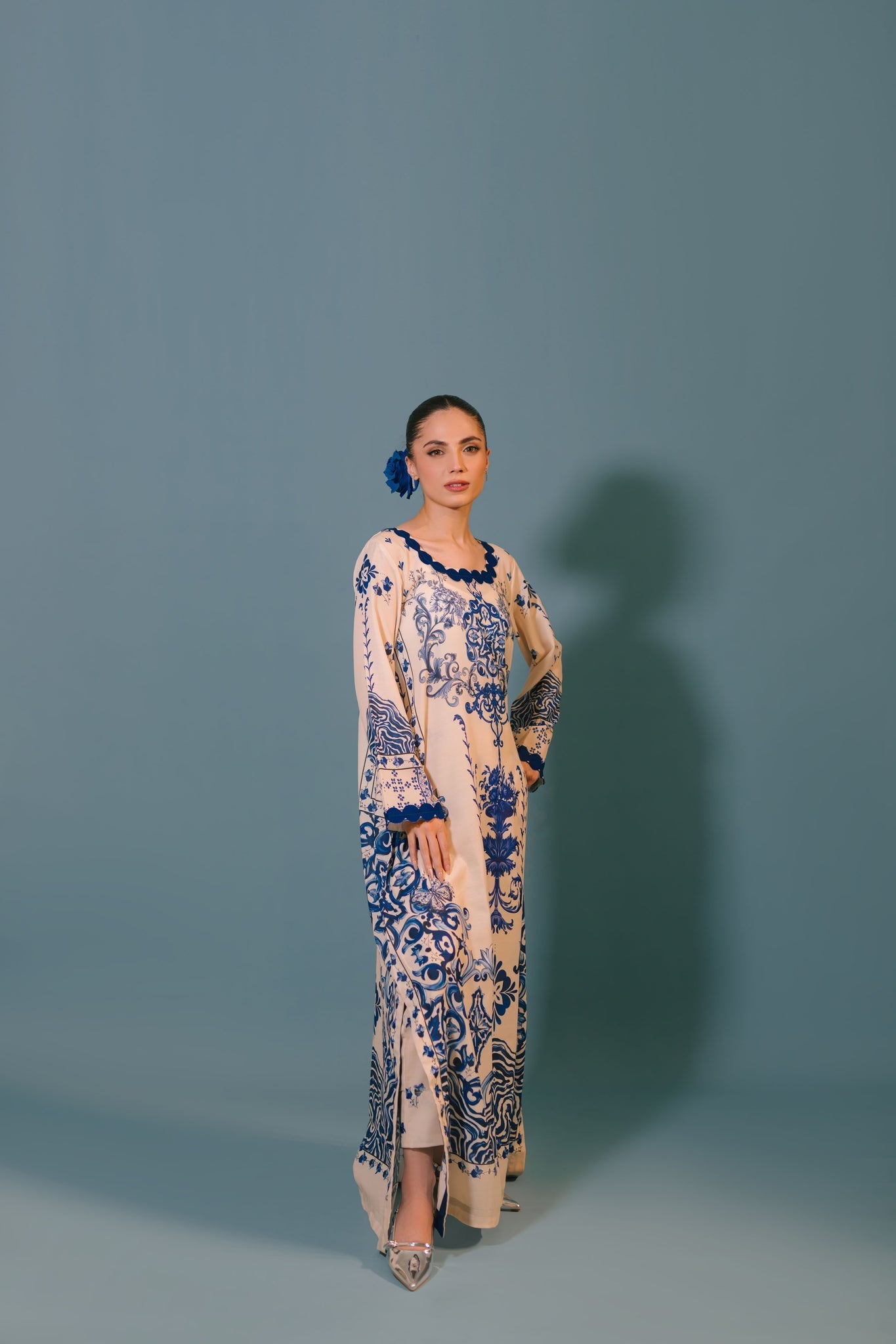 Sammy K | Lawn Pret 25 |Blue Bell - Ladies Clothes - Maria Faisal