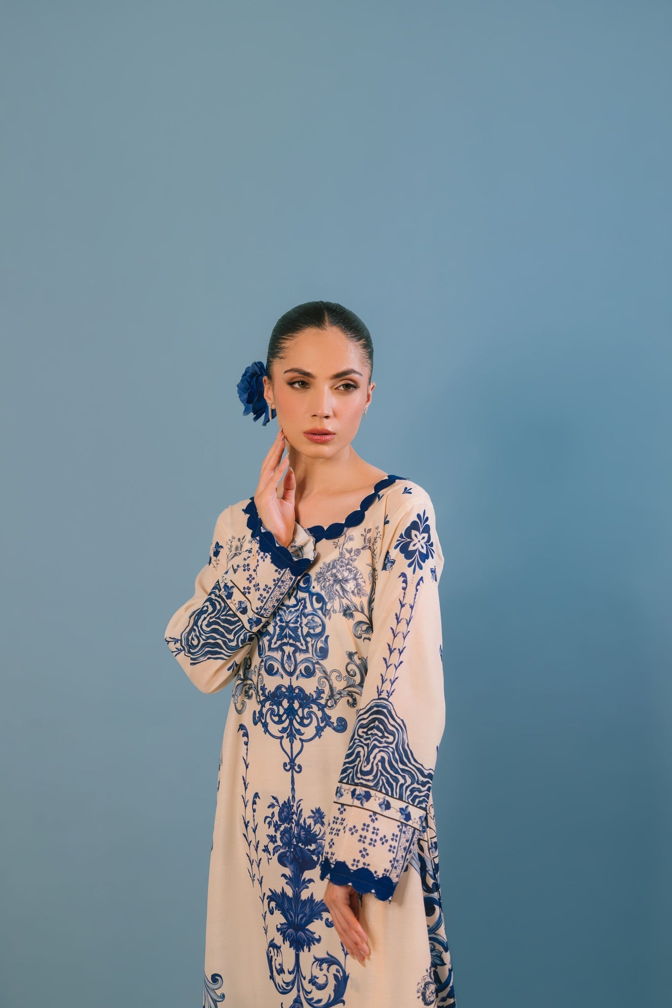 Sammy K | Lawn Pret 25 |Blue Bell - Ladies Clothes - Maria Faisal
