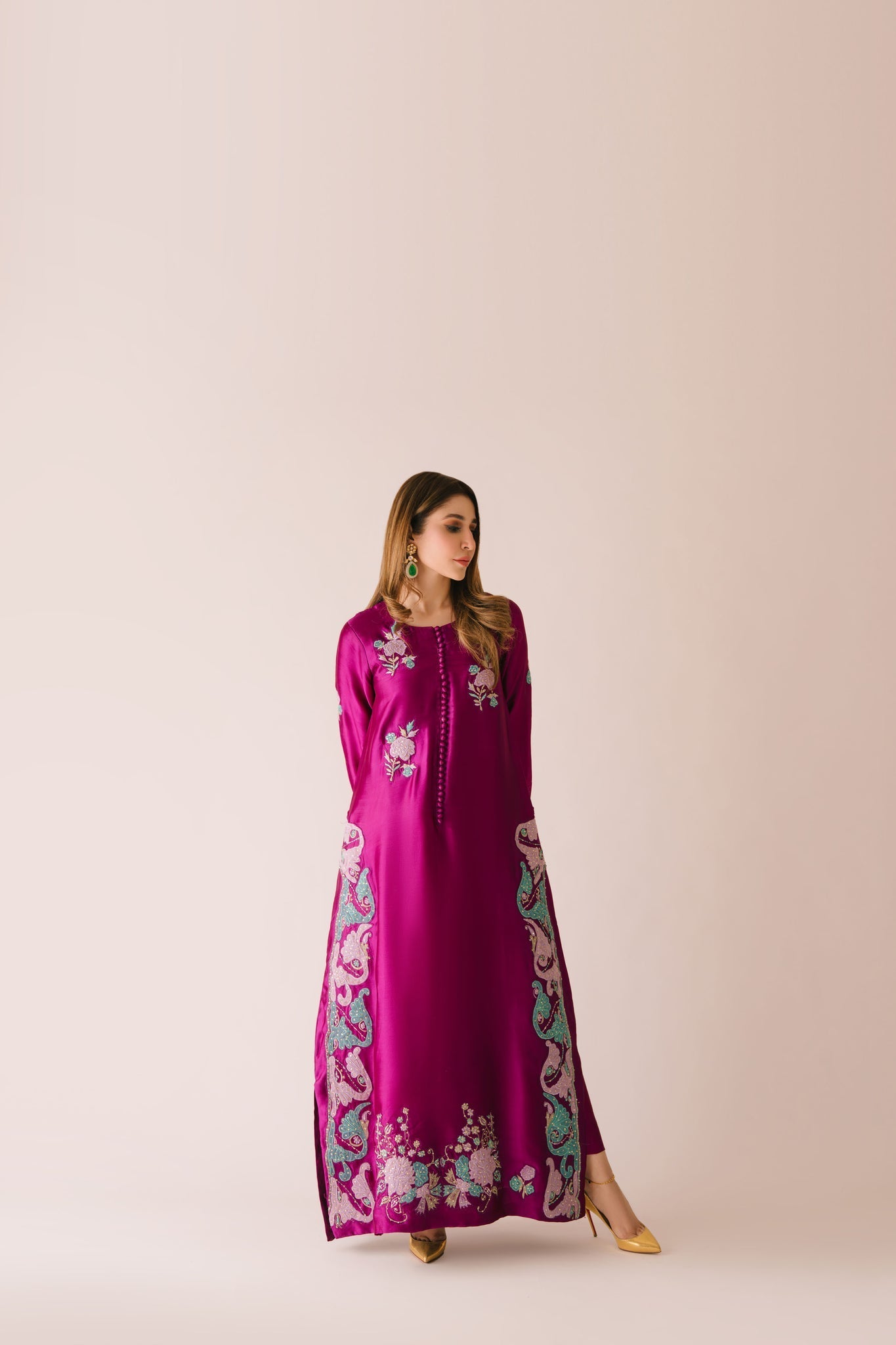 Sammy K | Aadat Festive Edition | Cyprus Vine - Ladies Clothes - Maria Faisal