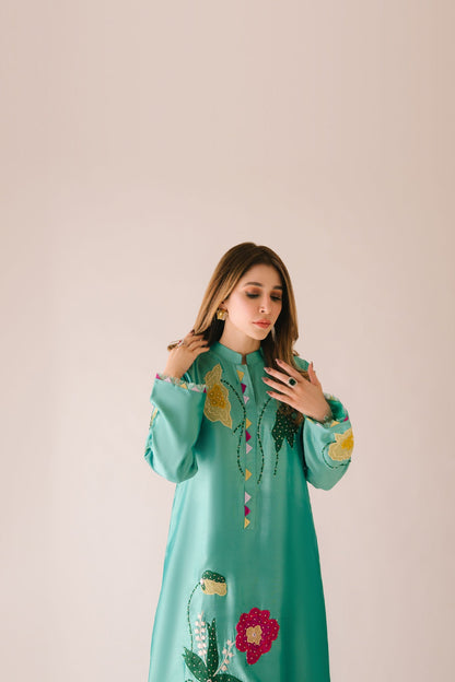 Sammy K | Aadat Festive Edition | Green Goddess - Ladies Clothes - Maria Faisal