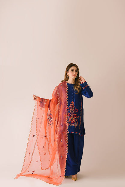 Sammy K | Aadat Festive Edition | Corn Flower - Ladies Clothes - Maria Faisal