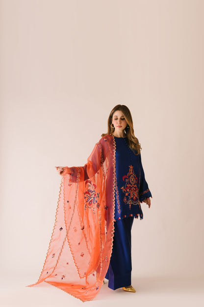 Sammy K | Aadat Festive Edition | Corn Flower - Ladies Clothes - Maria Faisal