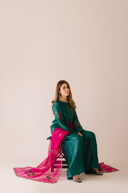 Sammy K | Aadat Festive Edition | Green Moon - Ladies Clothes - Maria Faisal