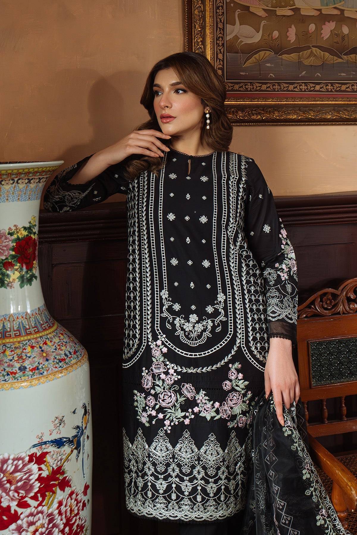 Sahar | Festive Edit Ready to Wear | Raven Poise - RTW by Maria Faisal - Registered Vendor of : Sahar - type : Ladies Clothes - 100% original wedding dresses